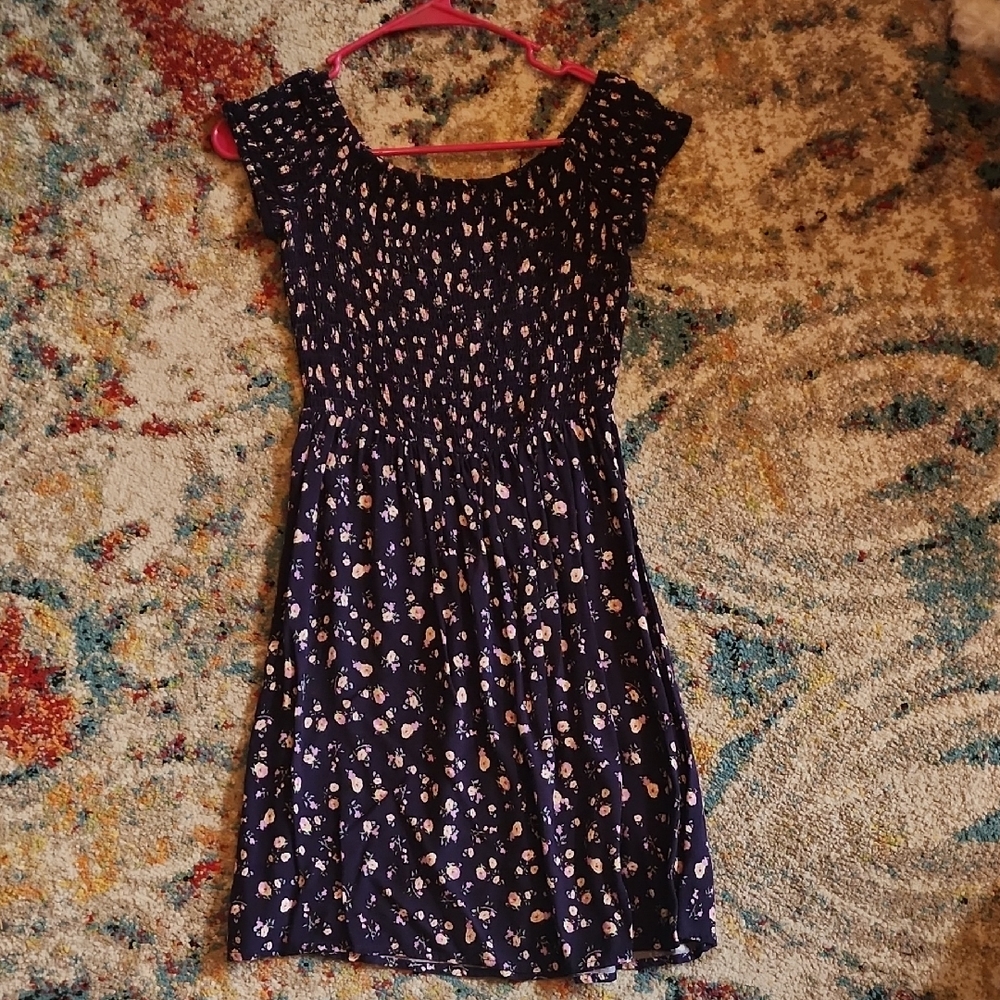Floral Navy Dress